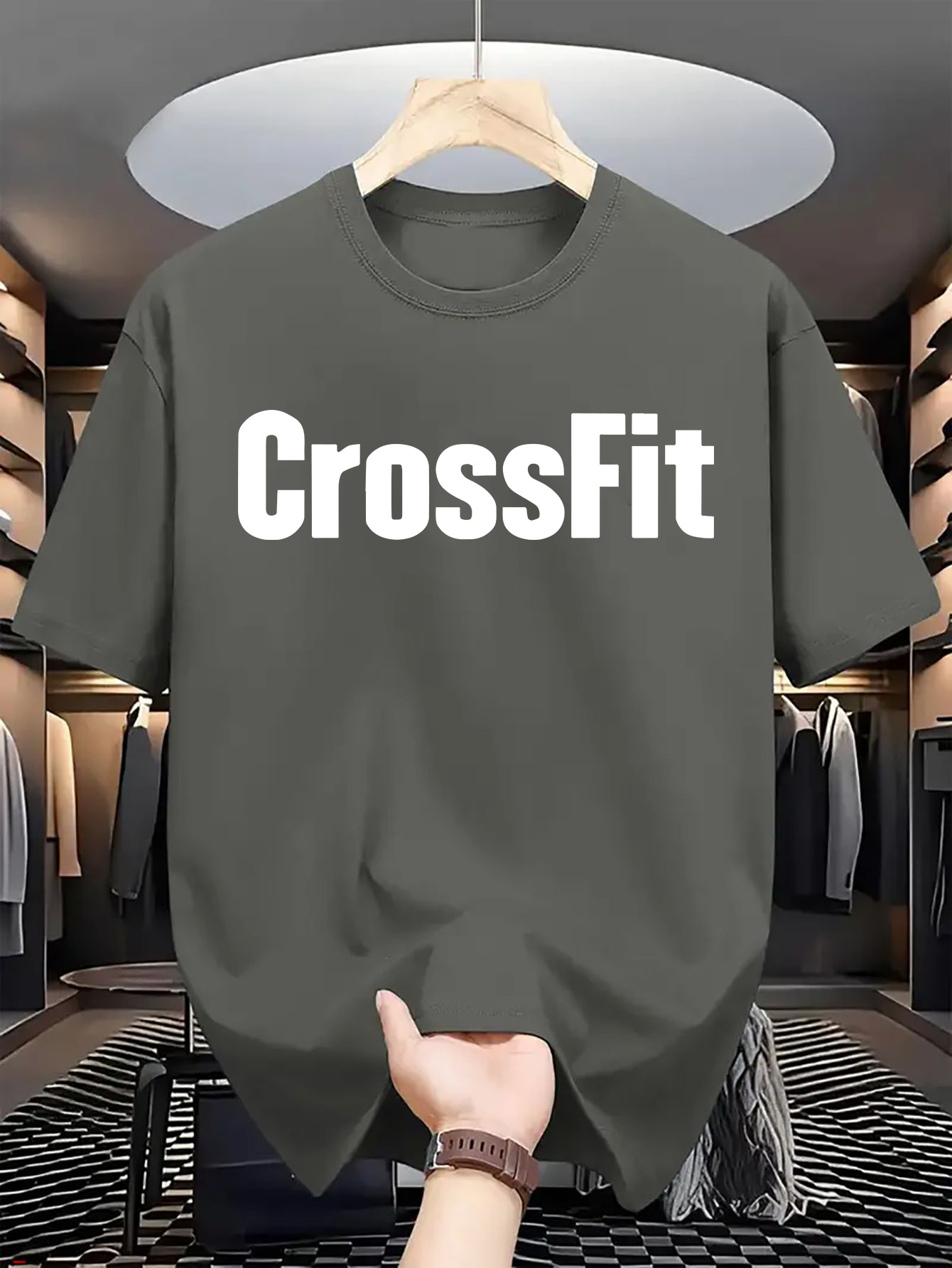 Crossfit Mayhem - Heren zomer 100% katoen casual losse