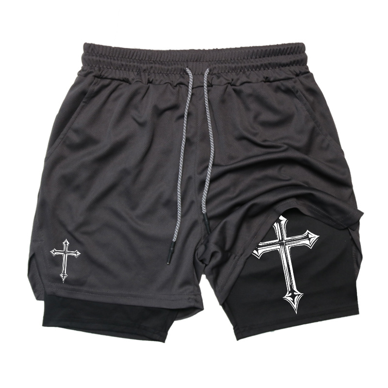 Cross Print 2-in-1 Workout Run - Crossfit Gear For Men recensie en prijs