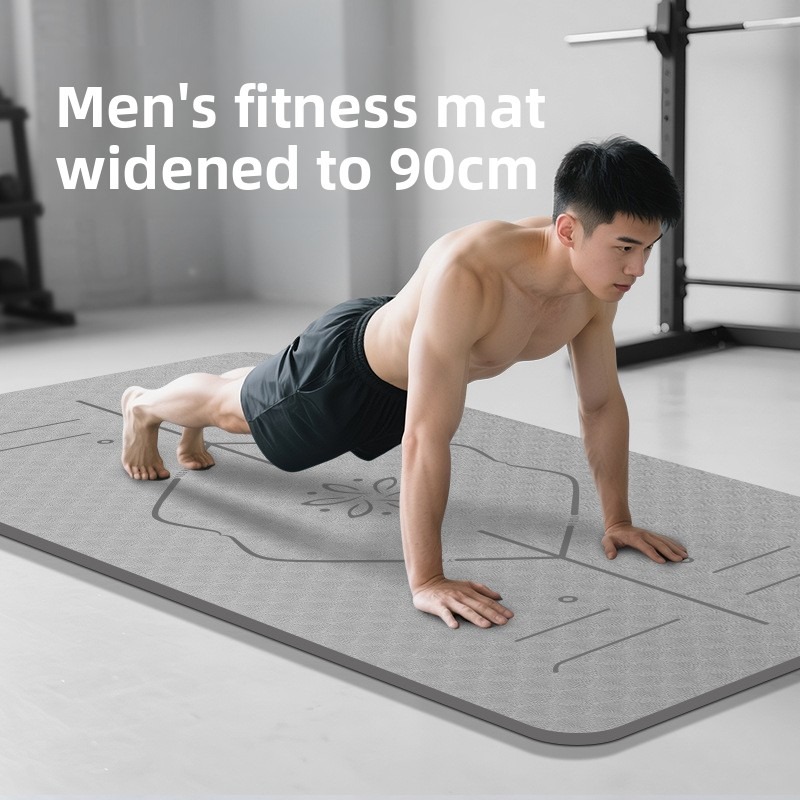Grote maat yoga mat voor heren - Ab Mat Crunch recensie en prijs
