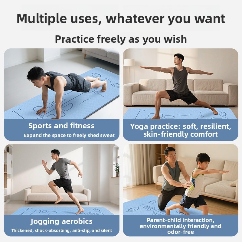 Grote yogamat voor heren, fitn - Ab Mat Crunch recensie en prijs