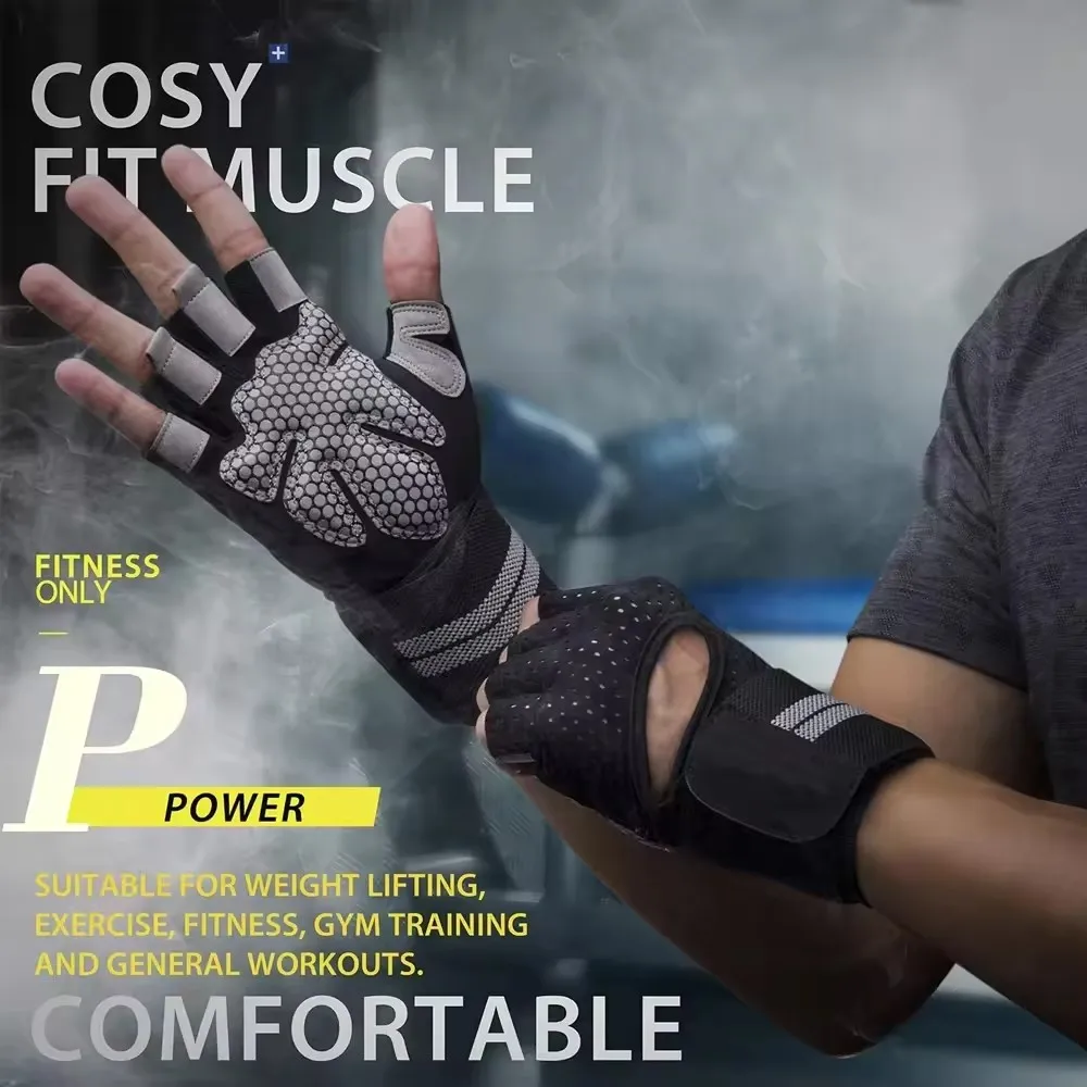 1 paar halve vinger gym fitnes - Crossfit Workout Gear recensie en prijs